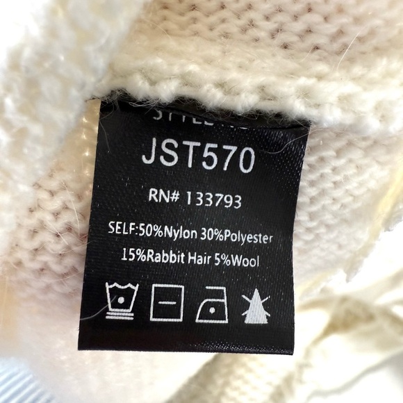 POL Genuine Angora Cream Sweater - Picture 2 of 8